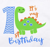 It's My 1st Birthday Green & Blue Dinosaur Outfit - 3pc - Dee Republic