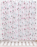 Pink Trees & Bunnies Soft 100% Organic Muslin Cotton Swaddle Blanket - Dee Republic