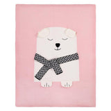 Beautiful Soft Knitted Bear Blanket - Dee Republic