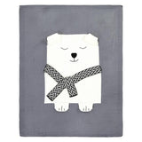 Beautiful Soft Knitted Bear Blanket - Dee Republic