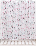 Pink Trees & Bunnies Soft 100% Organic Muslin Cotton Swaddle Blanket - Dee Republic